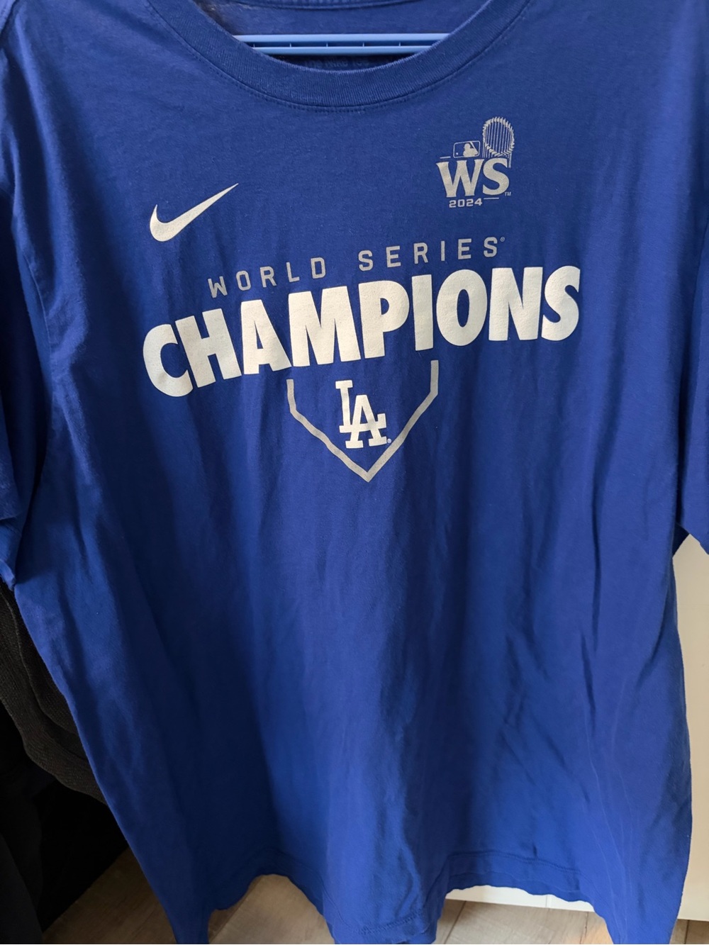 Nike Royal Blue Los Angeles Dodgers Champions Tee